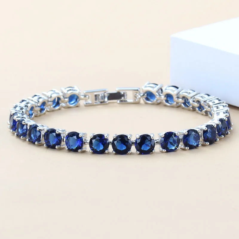 Pulsera de Plata 925 con Circonia