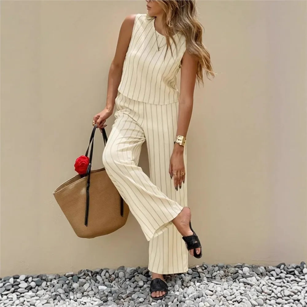Conjunto Dos Piezas a Rayas