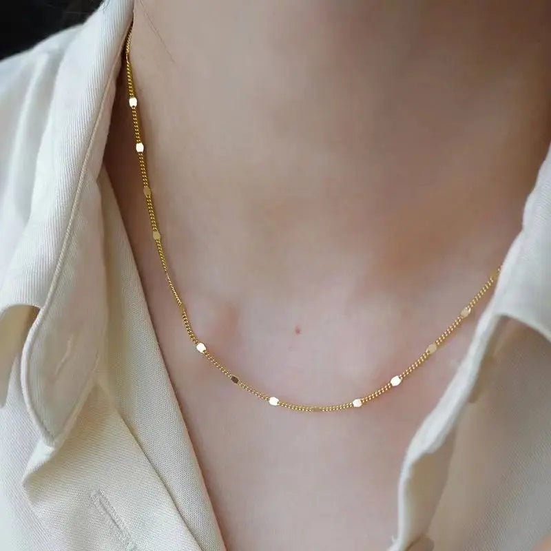Collar de Plata 925 Cadenita Fina