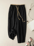 Pantalón de Lino Negro