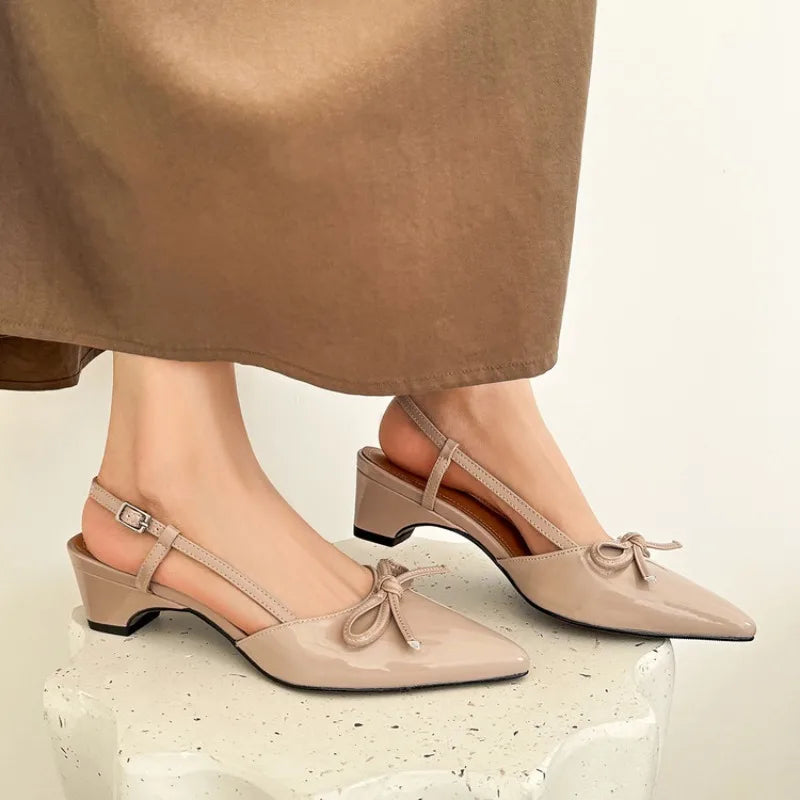 Sandalias con Taco Plateado