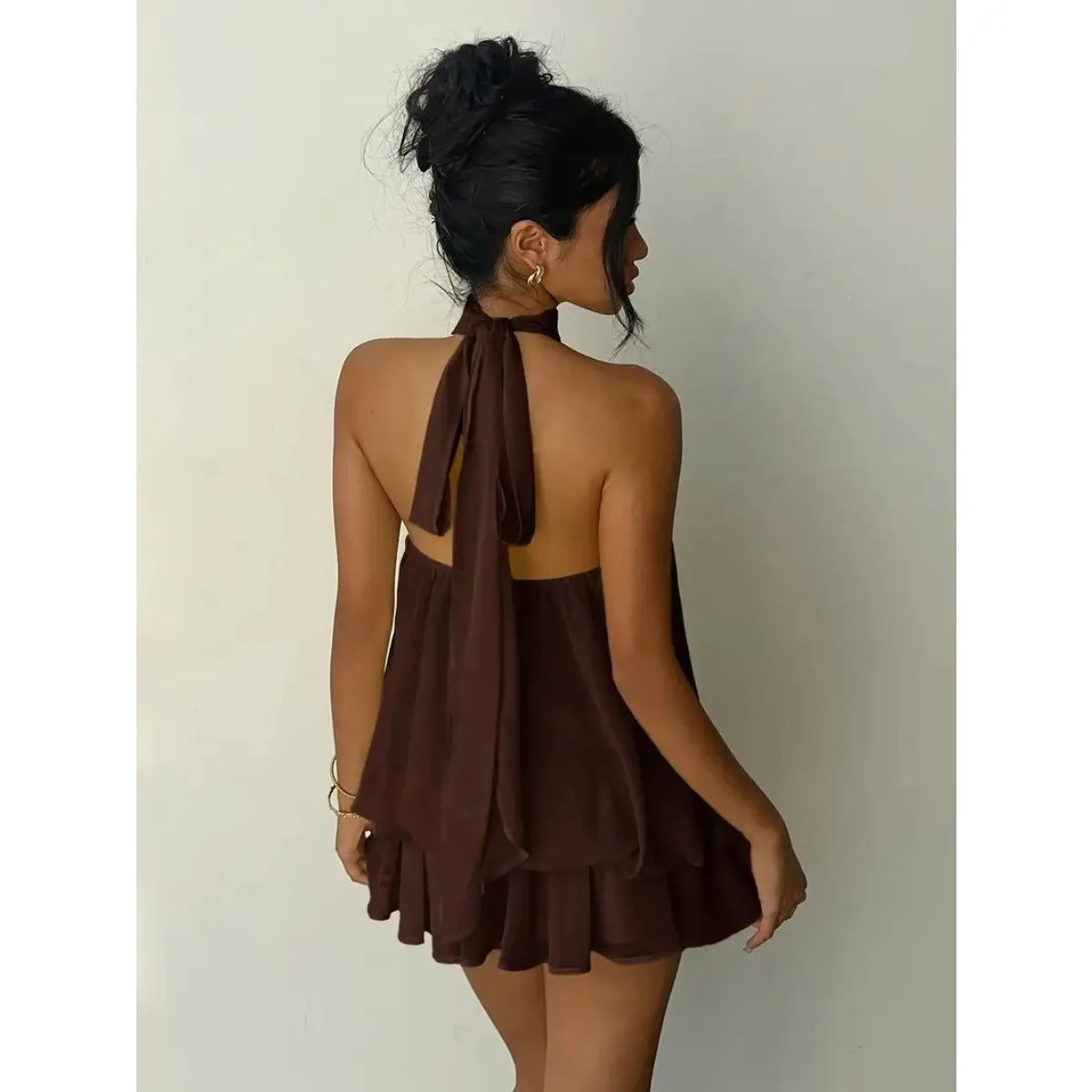 Vestido Corto Halter