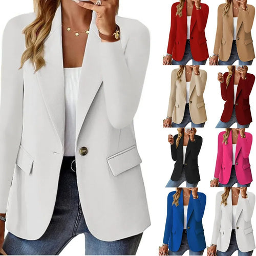 Blazer de Un Botón Holgado