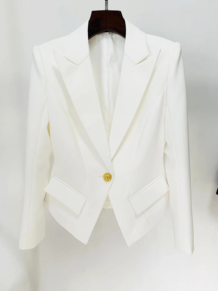 Blazer de Un Botón Entallado