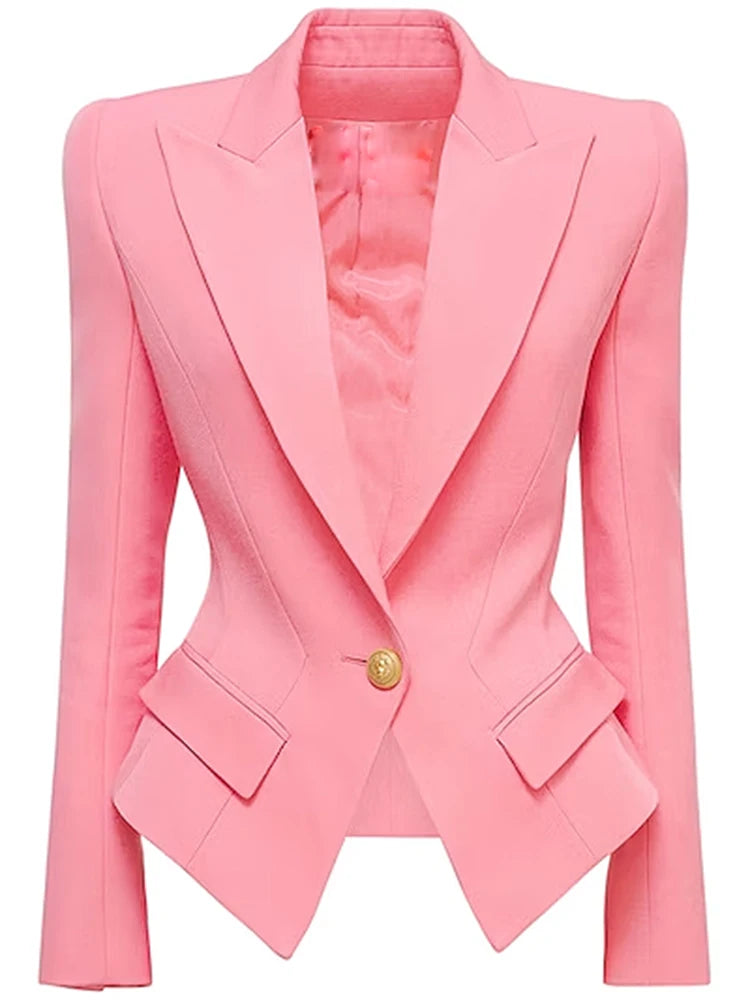 Blazer de Un Botón Entallado