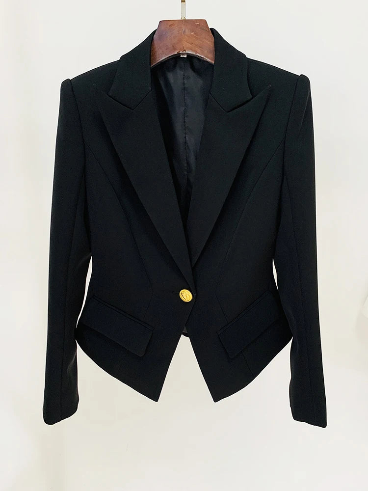 Blazer de Un Botón Entallado