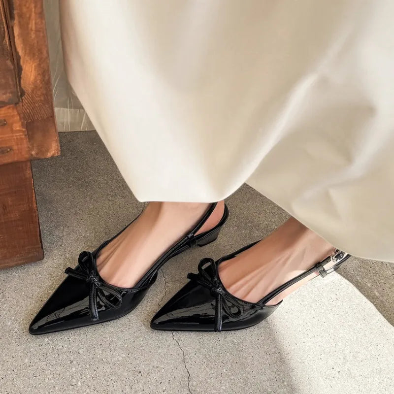 Sandalias con Taco Plateado